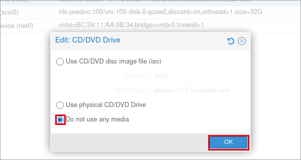 ISO の取り出し