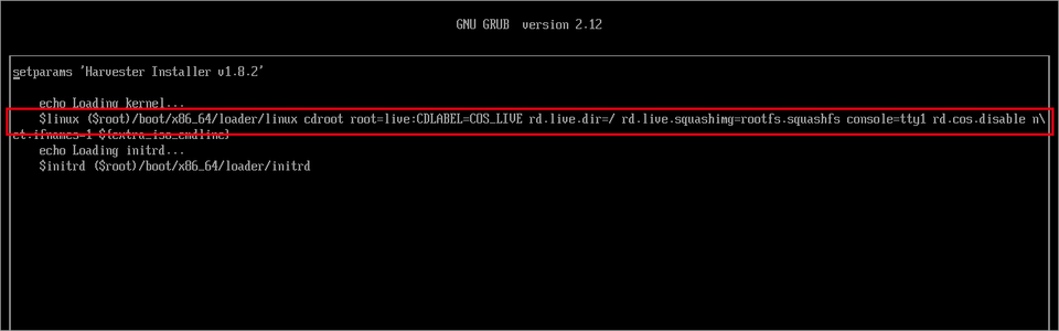 GRUB の編集