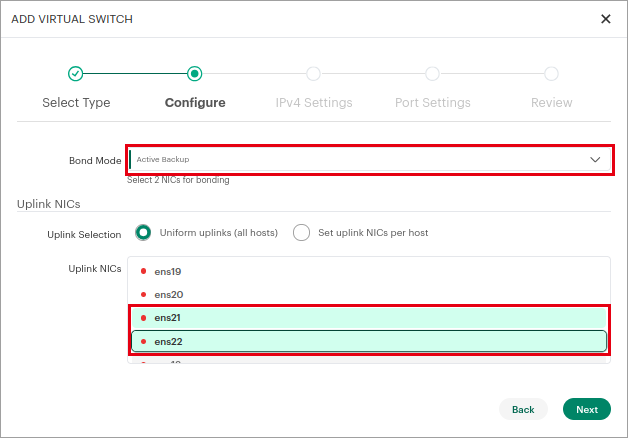 Configure