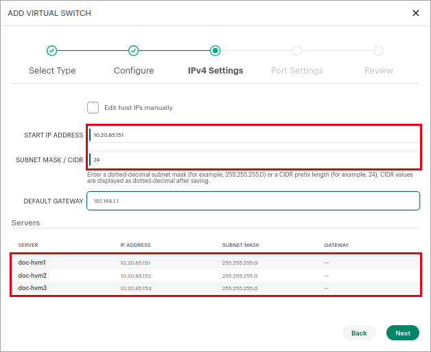 IPv4 Settings