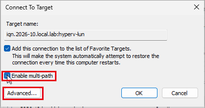 Connect To Target