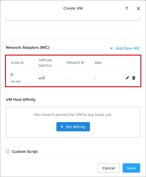 NIC の一覧