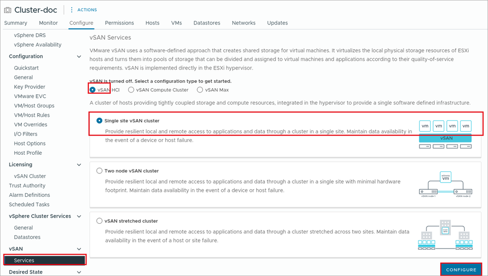 vSAN Services
