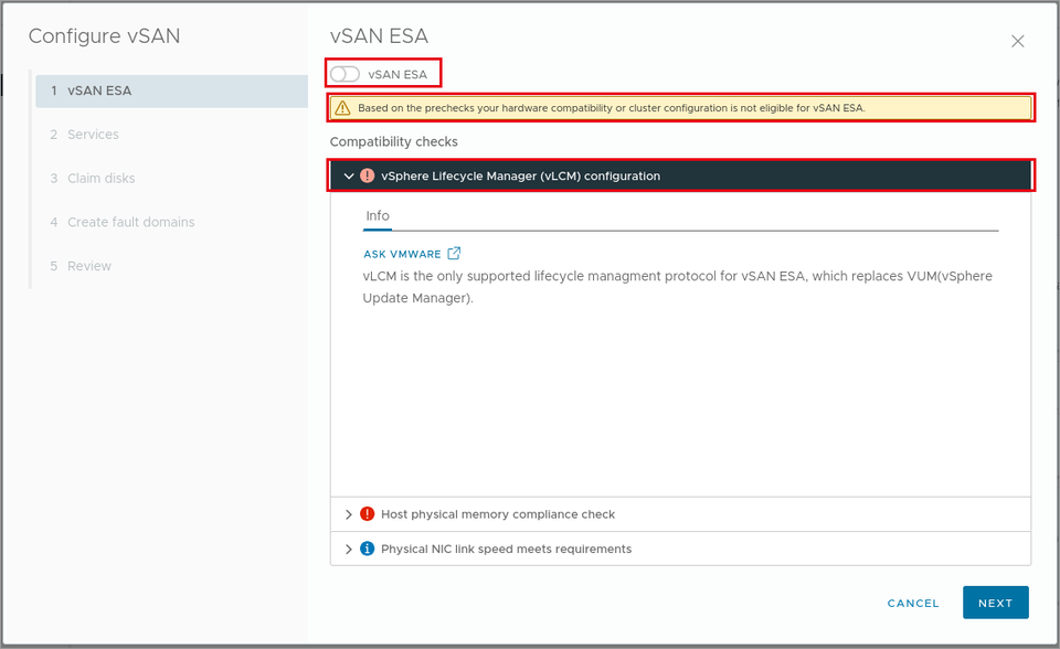 vSAN ESA